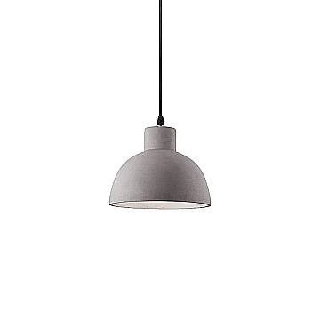 Sospensione Industrial-Minimal Oil-5 Metallo Cemento Grigio 1 Luce E27 Sospensione Industrial-Minimal Oil-5 Metallo Cemento Grigio 1 Luce E27