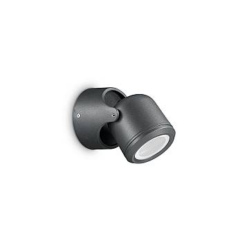 Applique Moderna Xeno Alluminio Nero 1 Luce Gu10 Applique Moderna Xeno Alluminio Nero 1 Luce Gu10