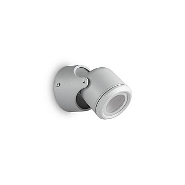 Applique Moderna Xeno Alluminio Grigio 1 Luce Gu10 Applique Moderna Xeno Alluminio Grigio 1 Luce Gu10