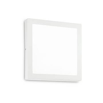 Applique Moderna Square Universal Alluminio-Plastiche Bianco Led 25W 3000K D30