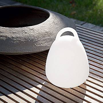 Lampada Da Tavolo Per Esterno Led 4000K Live Campana Con Batterie Ricaricabili