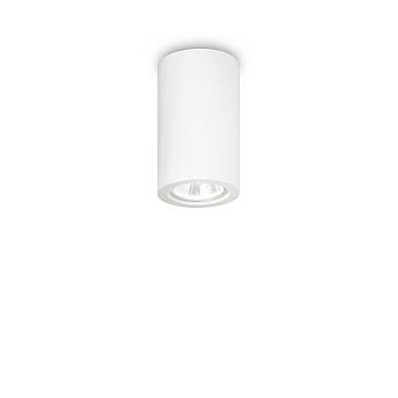 Plafoniera Moderna Round Tower Gesso Bianco 1 Luce Gu10 Plafoniera Moderna Round Tower Gesso Bianco 1 Luce Gu10