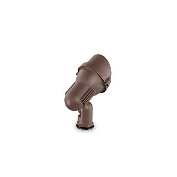 Piantana Moderna Da Esterno Terra Alluminio Coffee 1 Luce Gu10