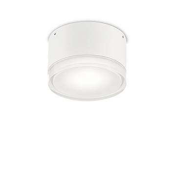 Plafoniera Moderna Urano Alluminio-Materie Plastiche Bianco 1 Luce Gx53 Small