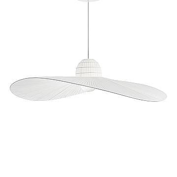 Sospensione Contemporanea Madame Tessuto Bianco 1 Luce E27 Sospensione Contemporanea Madame Tessuto Bianco 1 Luce E27