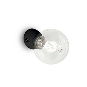 Applique Moderna Winery Porcellana - Ceramica Nero 1 Luce E27