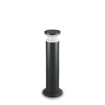 Piantana Moderna Torre Alluminio Nero 1 Luce E27 H60Cm