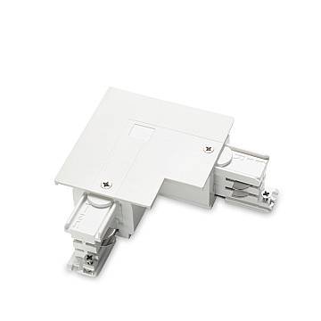 Kit Connettore Da Incasso Destro On-Off Link Alluminio Bianco