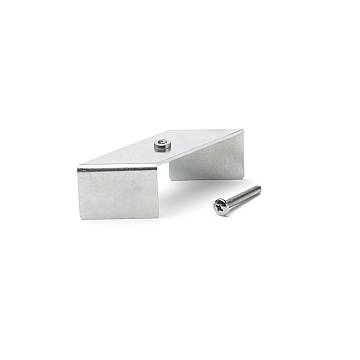 Kit Da Incasso Link Alluminio Cromo