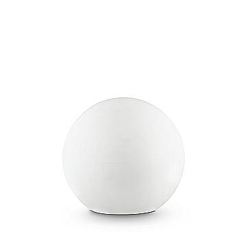 Piantana Moderna Sole Materie Plastiche Bianco 1 Luce E27 D40Cm