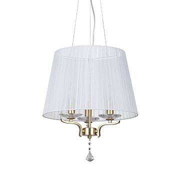 Lampadario Classico Pegaso Metallo Ottone 3 Luci E14