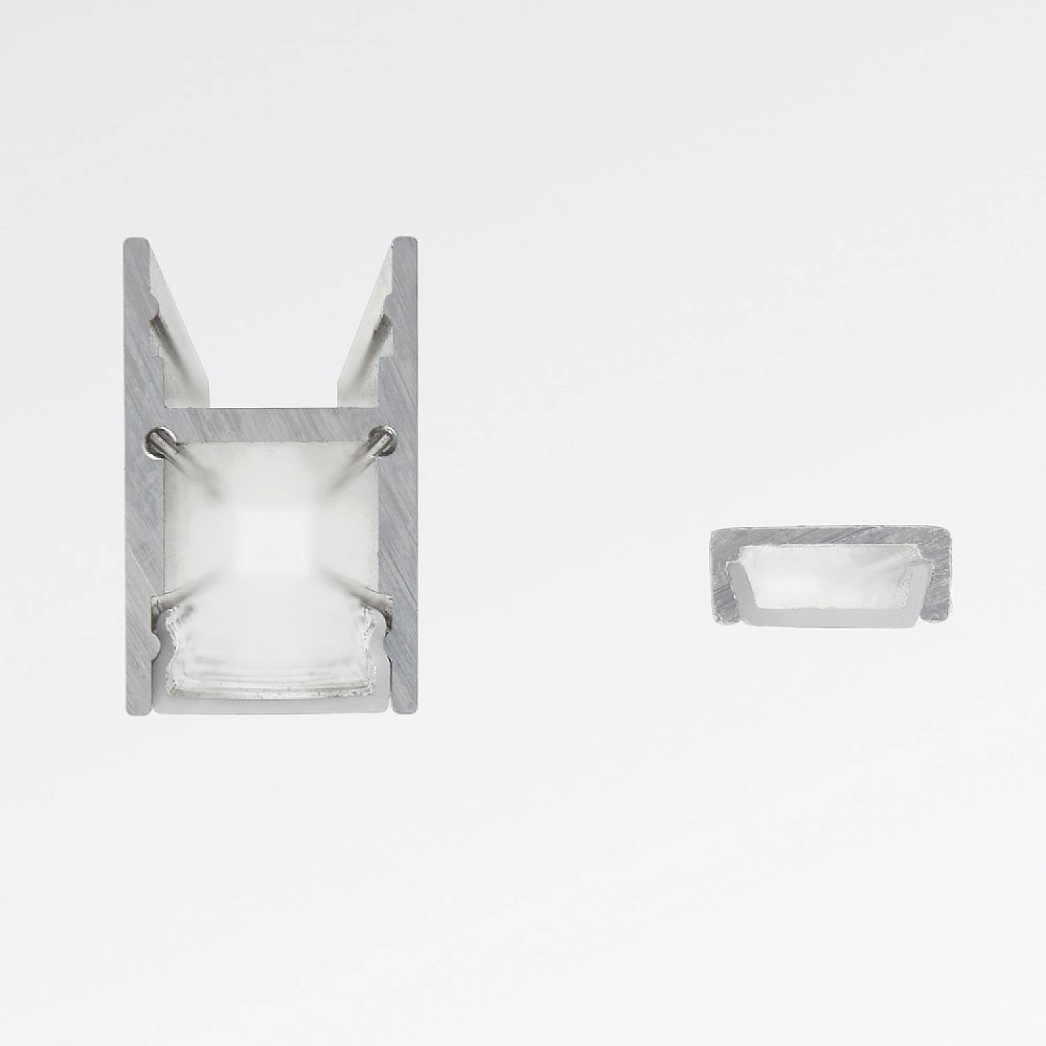 Profilo Slot Alluminio Bianco Sur D15X5 200Cm 203089