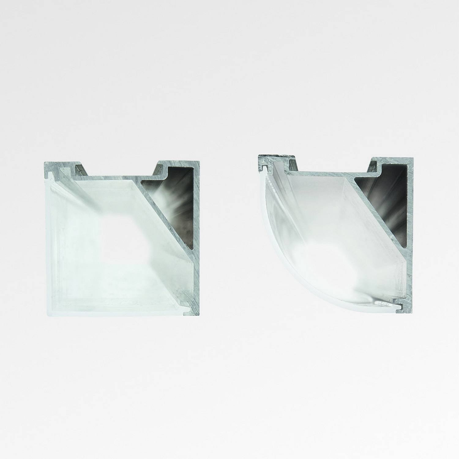 Profilo Ang Tondo Slot Alluminio-Materie Plastiche Bianco 200Cm D16X16 203126