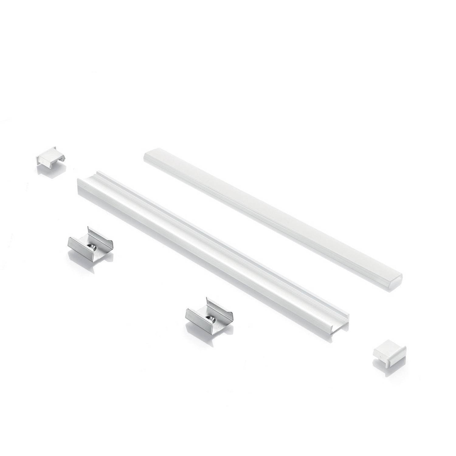 Profilo Slot Alluminio Bianco Sur D15X5 300Cm 204598