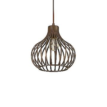 Sospensione Industrial-Minimal Onion Metallo Coffee 1 Luce E27 D23Cm Sospensione Industrial-Minimal Onion Metallo Coffee 1 Luce E27 D23Cm