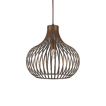 Sospensione Industrial-Minimal Onion Metallo Coffee 1 Luce E27 D38Cm Sospensione Industrial-Minimal Onion Metallo Coffee 1 Luce E27 D38Cm