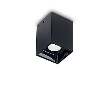 Plafoniera Moderna Nitro Alluminio Nero Led 10W 3000K Luce Calda