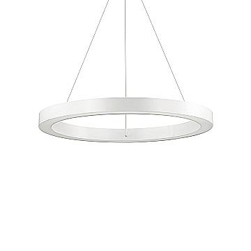 Sospensione Moderna Oracle Alluminio-Plastiche Bianco Led 33W 3000K D60Cm