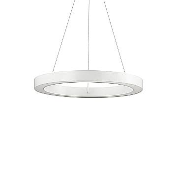 Sospensione Moderna Oracle Alluminio-Plastiche Bianco Led 28W 3000K D50Cm