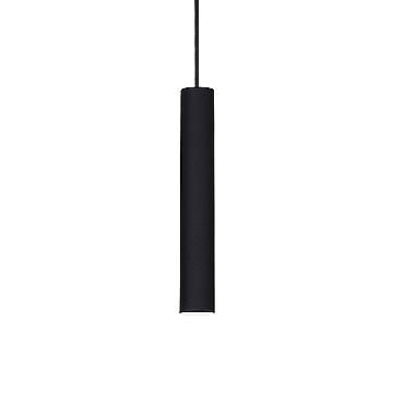 Sospensione Industrial-Minimal Tube Alluminio Nero Led 9W 3000K D4Cm