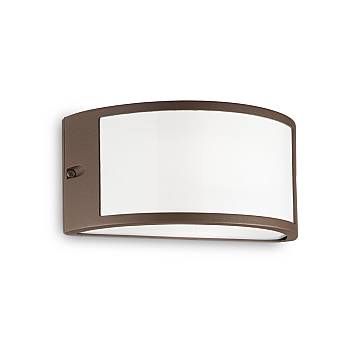 Applique Moderna Rex-1 Alluminio-Materie Plastiche Coffee 1 Luce E27 Applique Moderna Rex-1 Alluminio-Materie Plastiche Coffee 1 Luce E27