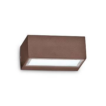 Applique Moderna Twin Alluminio Coffee 1 Luce G9 3W 3000K Luce Calda Applique Moderna Twin Alluminio Coffee 1 Luce G9 3W 3000K Luce Calda