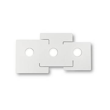 Plafoniera Moderna Totem Metallo Bianco 3 Luci Gx53 9W 3000K Luce Calda Plafoniera Moderna Totem Metallo Bianco 3 Luci Gx53 9W 3000K Luce Calda