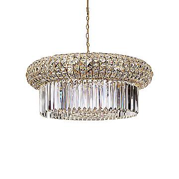 Lampadario Classico Nabucco Metallo Oro 16 Luci E14