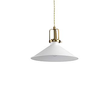 Sospensione Industrial-Minimal Eris-3 Metallo Bianco 1 Luce E27 Sospensione Industrial-Minimal Eris-3 Metallo Bianco 1 Luce E27