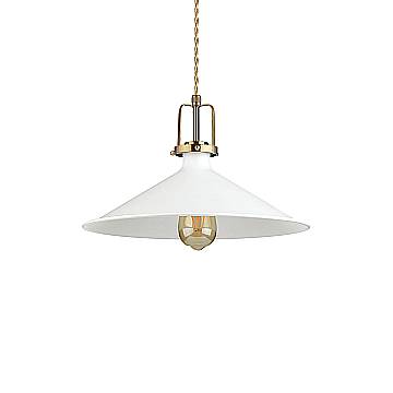 Sospensione Industrial-Minimal Eris-4 Metallo Bianco 1 Luce E27 Sospensione Industrial-Minimal Eris-4 Metallo Bianco 1 Luce E27