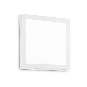 Applique Moderna Square Universal Alluminio-Plastiche Bianco Led 36W 3000K D40