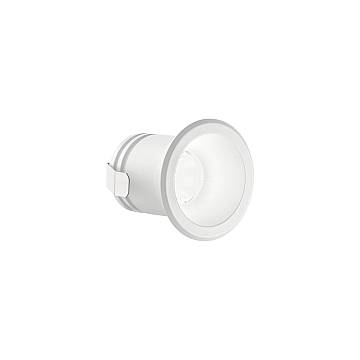 Faretto Incasso Virus Alluminio Bianco Led 3W 3000K Luce Calda Faretto Incasso Virus Alluminio Bianco Led 3W 3000K Luce Calda