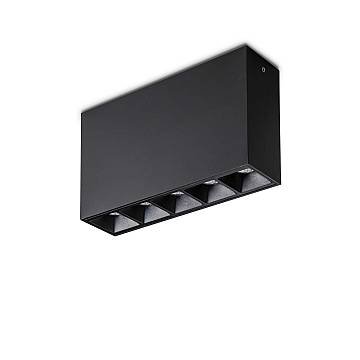 Modulo Lika Alluminio Nero Led 12,5W 3000K Luce Calda Modulo Lika Alluminio Nero Led 12,5W 3000K Luce Calda