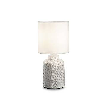 Lampade Da Scrivania Shabby Chic - Provenzale Kali'-3 Metallo Bianco 1 Luce E14 Lampade Da Scrivania Shabby Chic - Provenzale Kali'-3 Metallo Bianco 1 Luce E14