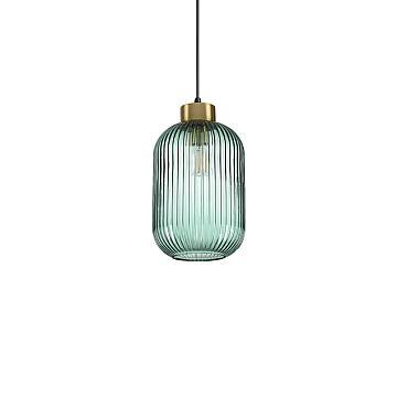 Sospensione Vintage-Decò Mint-1 Metallo Verde 1 Luce E27