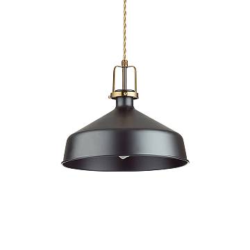 Sospensione Industrial-Minimal Eris-1 Metallo Nero 1 Luce E27 Sospensione Industrial-Minimal Eris-1 Metallo Nero 1 Luce E27