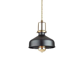 Sospensione Industrial-Minimal Eris-2 Metallo Nero 1 Luce E27 Sospensione Industrial-Minimal Eris-2 Metallo Nero 1 Luce E27