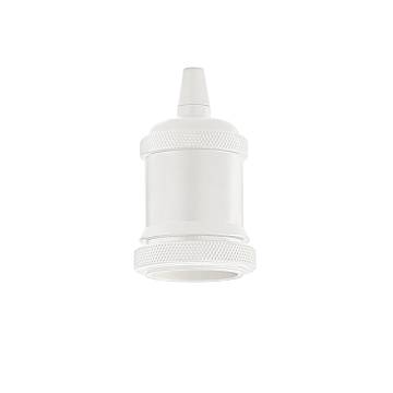 Portalampada Metallo Bianco 1 Luce E27