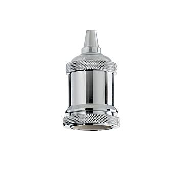 Portalampada Metallo Cromo 1 Luce E27