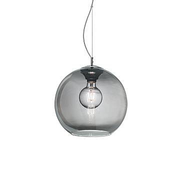 Sospensione Moderna Nemo Metallo Fumè 1 Luce E27 D20Cm