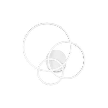 Plafoniera Moderna Frame Metallo Bianco Led 41W 3000K Luce Calda