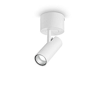 Plafoniera Moderna Play Alluminio Bianco Led 7W 3000K Luce Calda Plafoniera Moderna Play Alluminio Bianco Led 7W 3000K Luce Calda