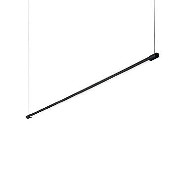 Sospensione Industrial-Minimal Yoko Alluminio-Plastiche Nero Led 16W 3000K