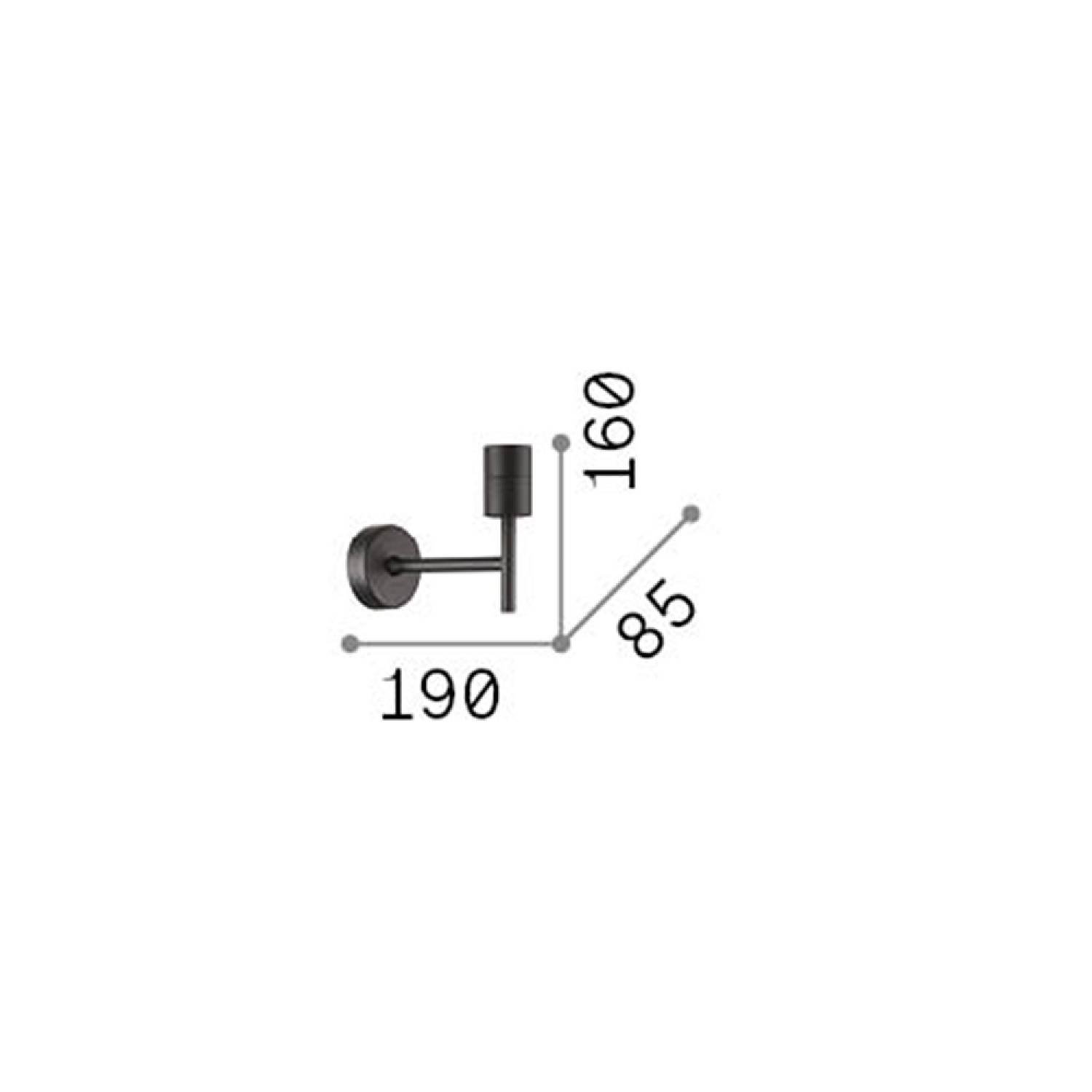 Appliques - Lampade Da Parete Set Metallo Bianco 1 Luce E27 259765