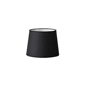 Paralume Cono Set Tessuto Nero D20