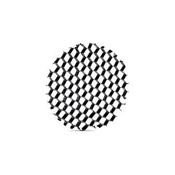 Ottica Schermatura Alveare Ego Metallo Nero 2,5Cm Ottica Schermatura Alveare Ego Metallo Nero 2,5Cm