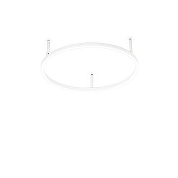 Plafoniera Moderna Oracle Alluminio-Materie Plastiche Bianco Led 32W 3000K