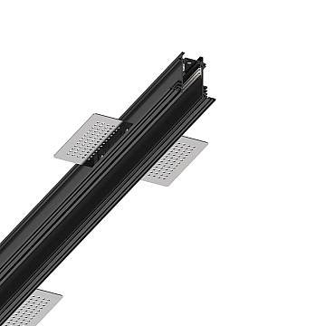 Profilo Incassato 200Cm Ego Alluminio Nero Profilo Incassato 200Cm Ego Alluminio Nero
