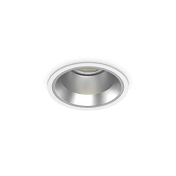 Faretto Incasso Off Alluminio Bianco Led 15W 3000K Luce Calda