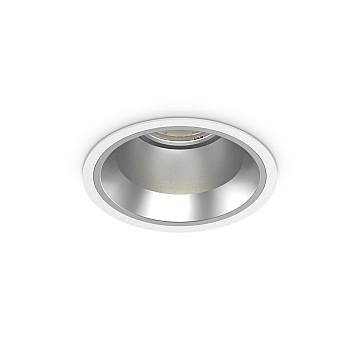 Faretto Incasso Off Alluminio Bianco Led 28W 3000K Luce Calda